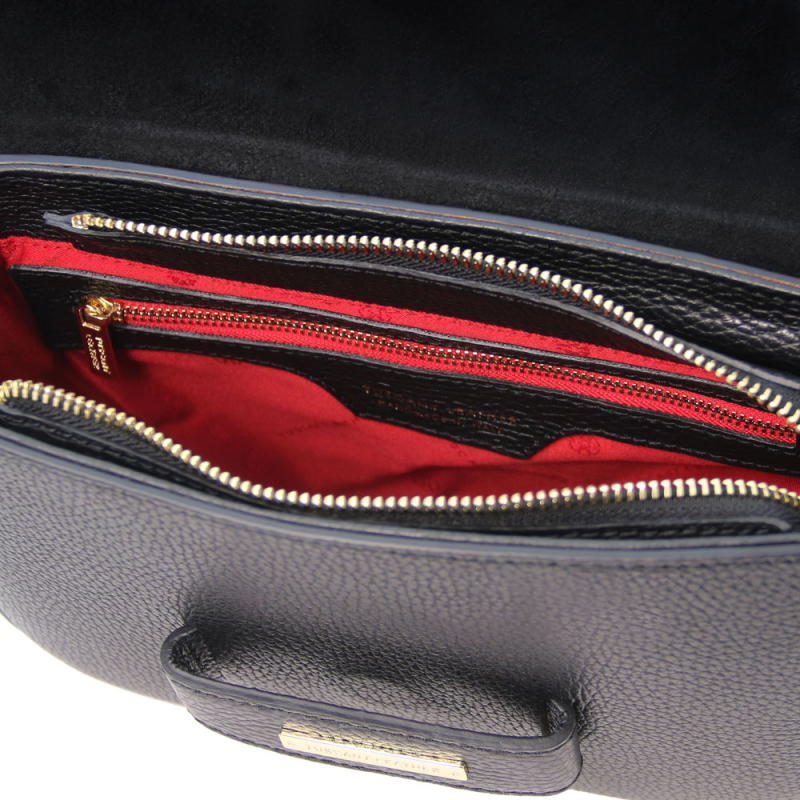 Tuscany Leather Schultertasche schwarz Interieur